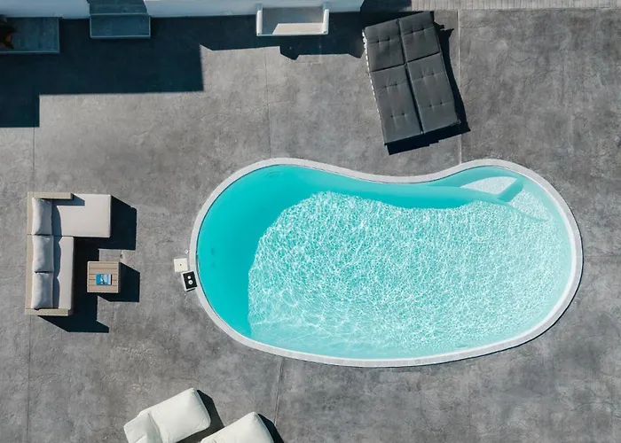 Occhio-nero Cycladic Private With Pool & Sunset View Jacuzzi 别墅