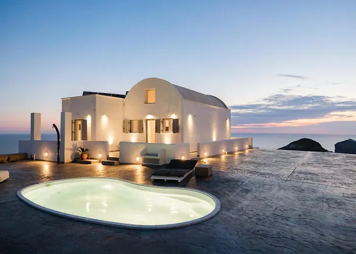 Occhio-nero Cycladic Private With Pool & Sunset View Jacuzzi * Akrotírion