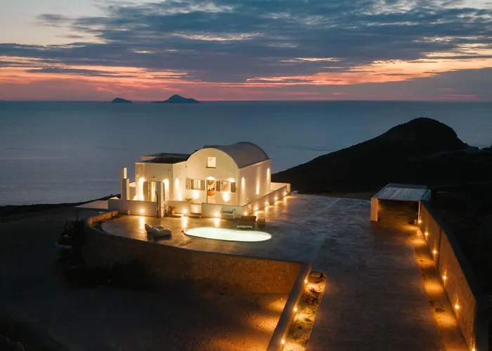 别墅 Occhio-nero Cycladic Private With Pool & Sunset View Jacuzzi *