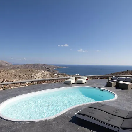 Вилла Occhio-nero Cycladic Private With Pool & Sunset View Jacuzzi Акротири