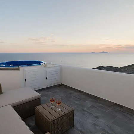 Occhio-nero Cycladic Private With Pool & Sunset View Jacuzzi Акротири