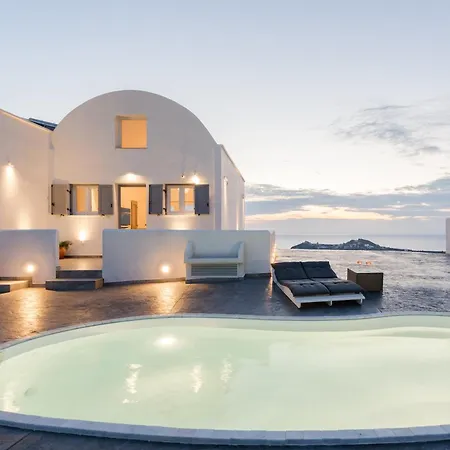 Вилла Occhio-nero Cycladic Private With Pool & Sunset View Jacuzzi Акротири