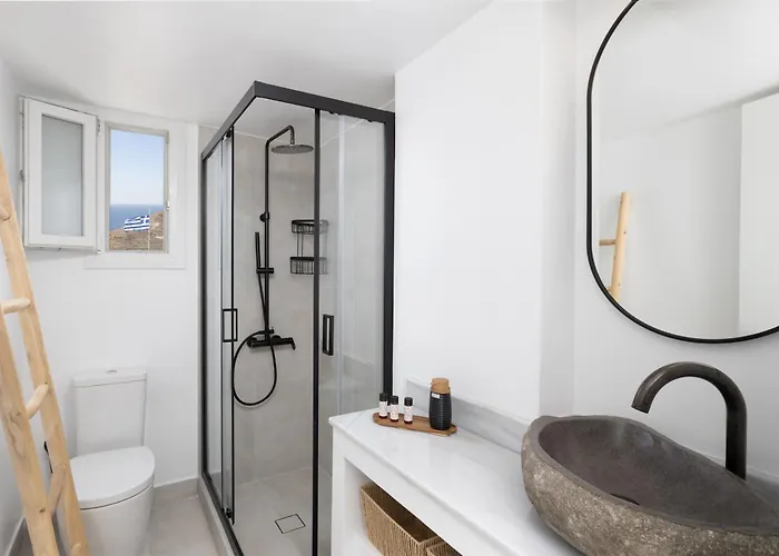 Occhio-nero Cycladic Private With Pool & Sunset View Jacuzzi Villa