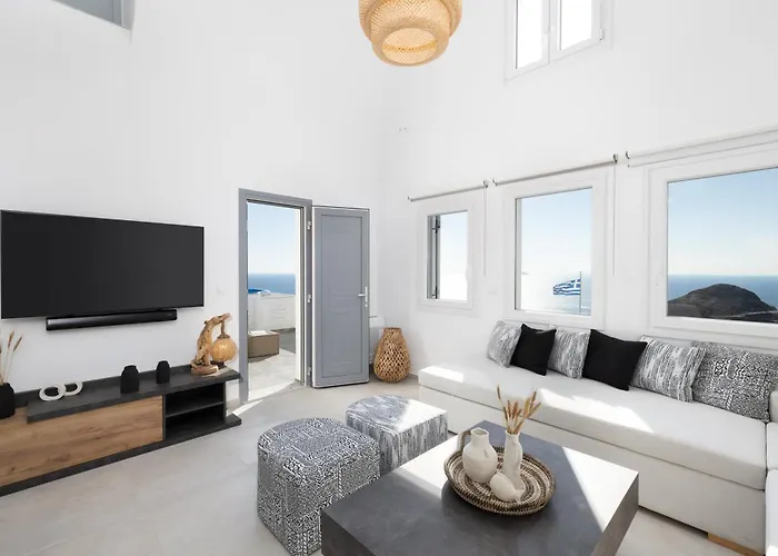 Willa Occhio-nero Cycladic Private With Pool & Sunset View Jacuzzi *