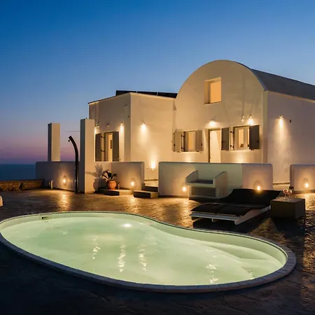 Occhio-nero Cycladic Private With Pool & Sunset View Jacuzzi 빌라 Akrotírion