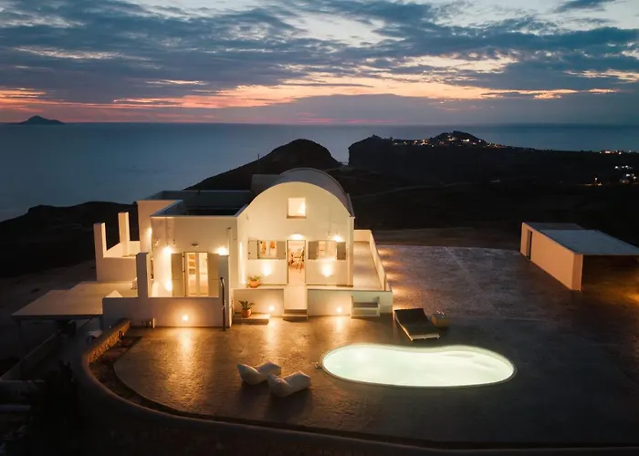 빌라 Occhio-nero Cycladic Private With Pool & Sunset View Jacuzzi